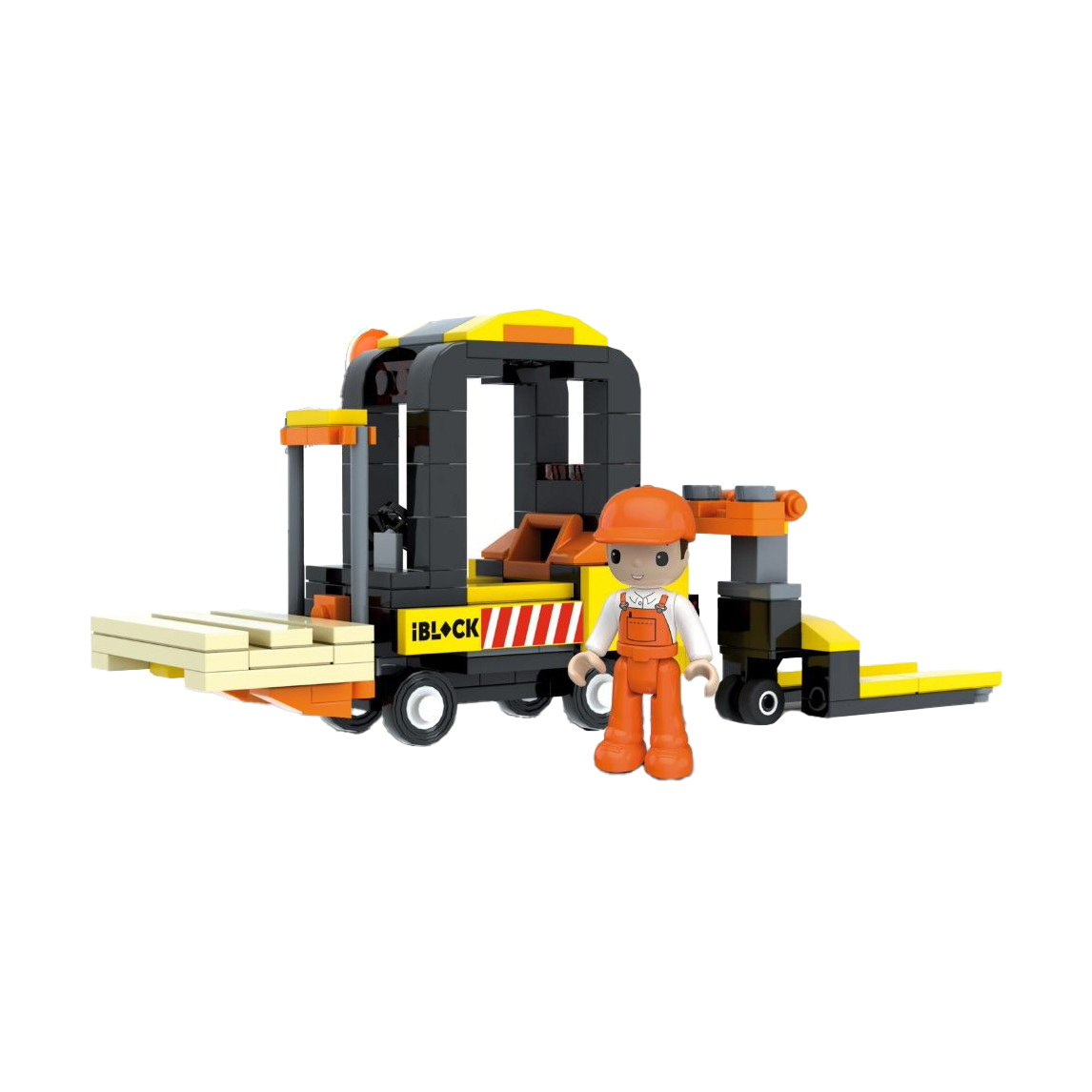 Дитячий конструктор iBlock Junior Build &amp; Create Навантажувач, 153 елементи, від 5 років, 24*6*16 см (KH53/002/3)